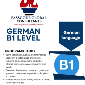 GERMAN LANGUAGE PROGRAM (B1 MODULE)